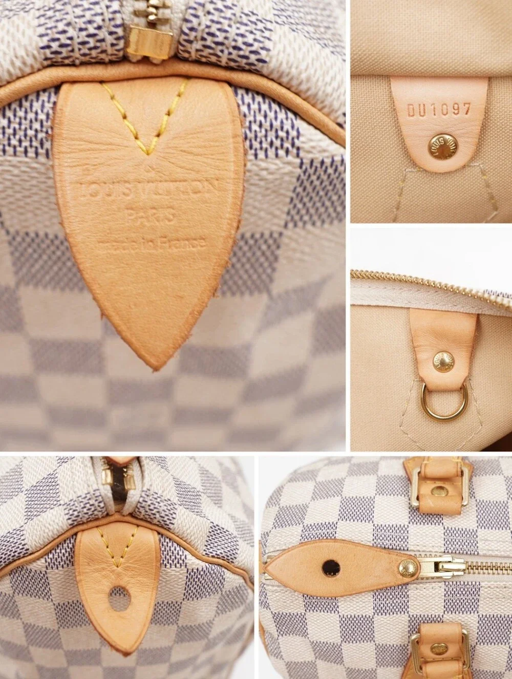 CN30 💟 Louis Vuitton Damier Azur Speedy 30
